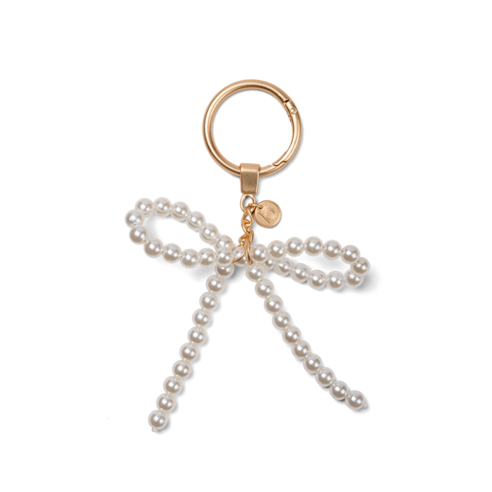 Bogg'd & Charmed  - White Pearl Bow
